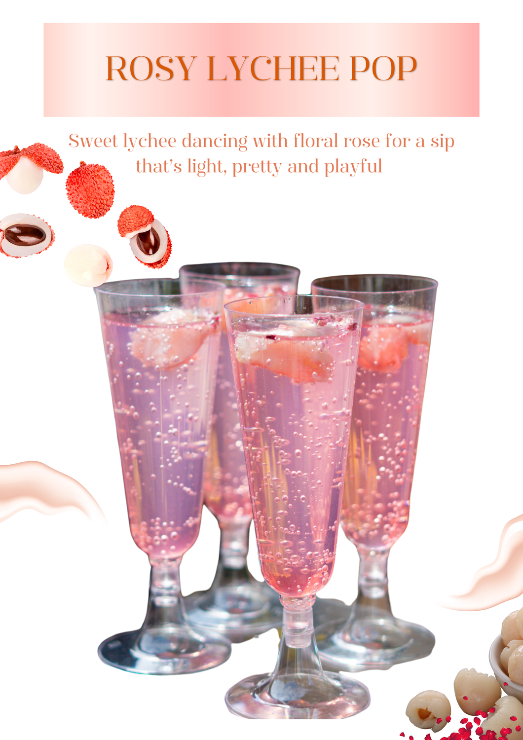 Rosy Lychee Pop